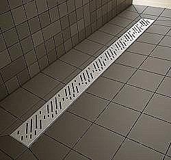 Душевая плита с короткой стороны Radaway 99х79 с решеткой Rain для плитки толщиной 5-7 мм купить в интернет-магазине сантехники Sanbest