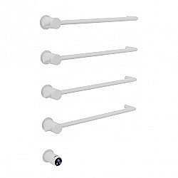 Полотенцесушитель электрический ABBER Charme AH4004MW белый матовый купить в интернет-магазине сантехники Sanbest