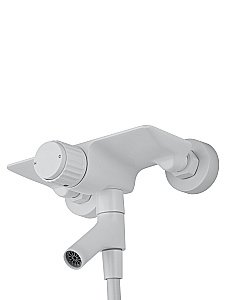 Смеситель для ванны с душем WONZON & WOGHAND CLICK, Белый матовый (WW-FE05L221-MW) купить в интернет-магазине сантехники Sanbest