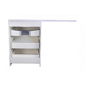 Тумба с раковиной напольная Style Line ДАЛЛАС 120 белая для ванной в интернет-магазине Sanbest