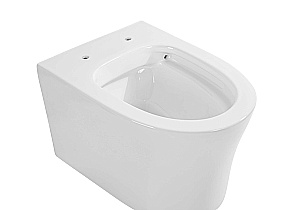 Унитаз подвесной Aquatek НИКА AQ2009-00+INS-0000012+KDI-0000016+KKI-0000002 белый, безободковый, с крышкой микролифт, с инсталляцией и кнопкой хром глянцевый купить в интернет-магазине Sanbest