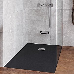 Душевой поддон Excellent Arda 120x90 черный купить в интернет-магазине Sanbest