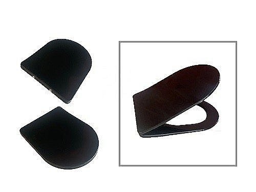 Унитаз подвесной CeramaLux B2330B черный, безободковый, с крышкой микролифт купить в интернет-магазине Sanbest