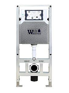 Унитаз подвесной WeltWasser WW GELBACH 10000012030 с крышкой микролифт, безободковый, смыв торнадо, в комплекте с инсталяцией, серый матовый купить в интернет-магазине Sanbest