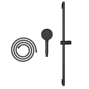 Душевой гарнитур VitrA Base Round A4590836EXP матовый черный купить в интернет-магазине сантехники Sanbest