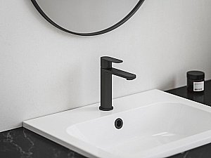 Смеситель для раковины Ravak Chrome II X070458 черный купить в интернет-магазине сантехники Sanbest