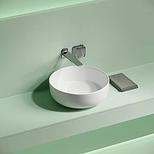 Раковина Sancos Taycan 37,5 CN12003 белая купить в интернет-магазине Sanbest
