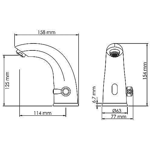 Смеситель для раковины WasserKRAFT Rossel 2813 купить в интернет-магазине сантехники Sanbest