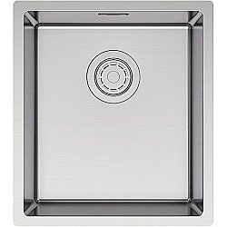 Кухонная мойка Paulmark Yuni 39 YU39-BS брашированная сталь купить в интернет-магазине сантехники Sanbest