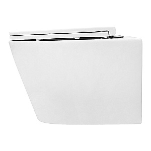 Унитаз подвесной Azario Nove AZ-9312T белый, безободковый, с крышкой микролифт, слив торнадо купить в интернет-магазине Sanbest