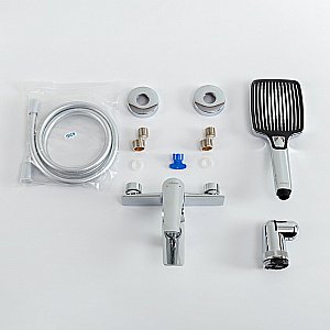 Смеситель для ванны Cezares LINER-VD-01 хром купить в интернет-магазине сантехники Sanbest