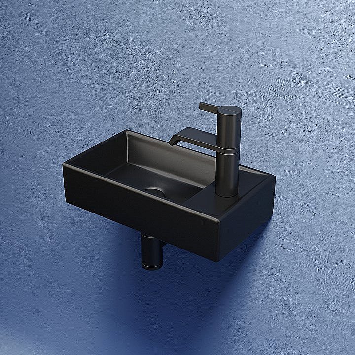 Раковина Ceramica Nova Element CN6051MB черная матовая купить в интернет-магазине Sanbest