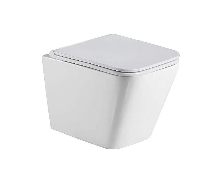 Унитаз подвесной WeltWasser WW GELBACH 043 GL-WT белый глянцевый купить в интернет-магазине Sanbest