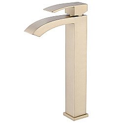 Смеситель для раковины Abber Wasserfall AF8611G золото матовое купить в интернет-магазине сантехники Sanbest