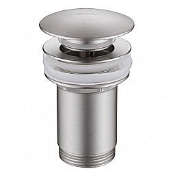 Донный клапан ABBER AF0010SP сатин купить в интернет-магазине сантехники Sanbest