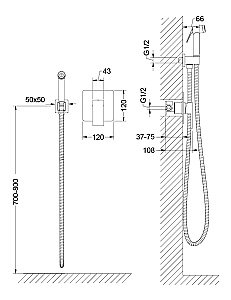 Гигиенический душ со смесителем Timo Selene 2089/03SM купить в интернет-магазине сантехники Sanbest