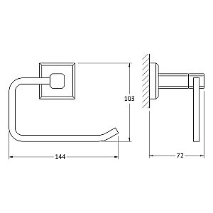 Держатель туалетной бумаги ARTWELLE HAGEL 9916 купить в интернет-магазине сантехники Sanbest