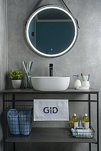 Раковина накладная Gid Geometrico 42,5 D1301 51180 белая купить в интернет-магазине Sanbest