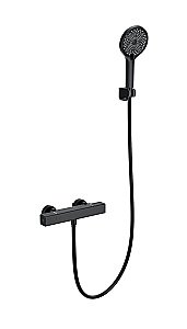 Смеситель для душа с термостатом WONZON & WOGHAND STAY 2 WW-B2016-A-MB черный матовый купить в интернет-магазине сантехники Sanbest