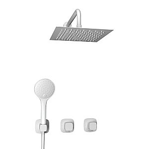 Душевая система WasserKRAFT Saale 9500 SET2839 белый Soft-touch матовый купить в интернет-магазине сантехники Sanbest