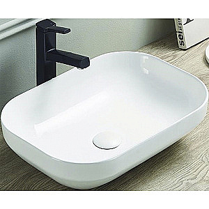 Раковина накладная Ceramalux N 50,5 78589 белая купить в интернет-магазине Sanbest