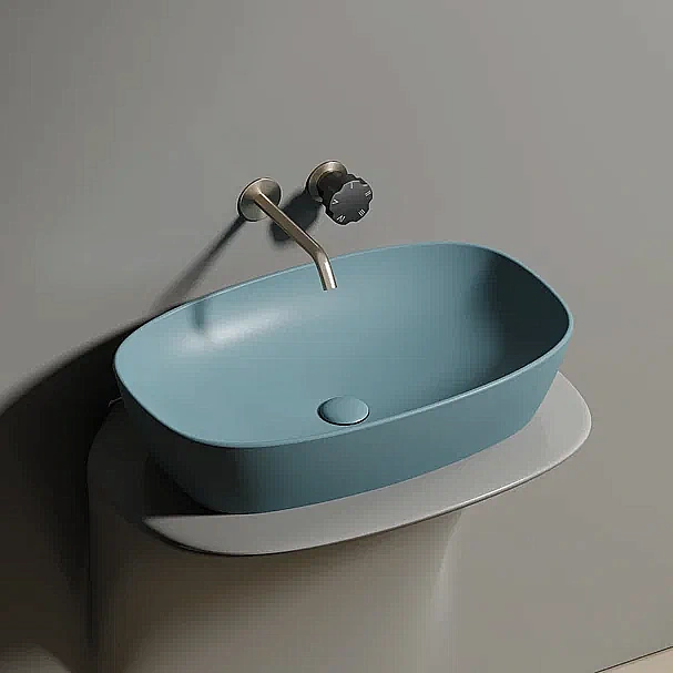 Раковина Ceramica Nova Element 60 CN6049MLG зеленая матовая купить в интернет-магазине Sanbest