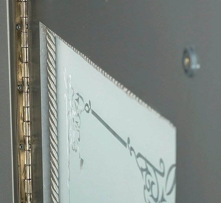 Витрина Migliore Bella 21255 серебро для ванной в интернет-магазине сантехники Sanbest