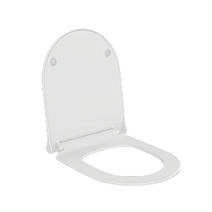 Унитаз подвесной VitrA S50 9003B003-7203 безободковый, с инсталляцией, с крышкой микролифт, белый/клавиша глянцевая белая купить в интернет-магазине Sanbest
