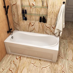 Акриловая ванна Timo KATA1570 150x70 белая купить в интернет-магазине Sanbest
