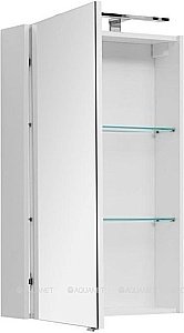 Зеркальный шкаф Aquanet Августа 58 белый купить в интернет-магазине сантехники Sanbest