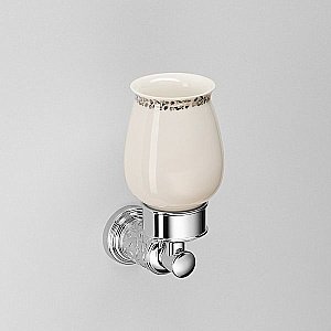 Стакан Schein CARVING 7065011 хром купить в интернет-магазине сантехники Sanbest