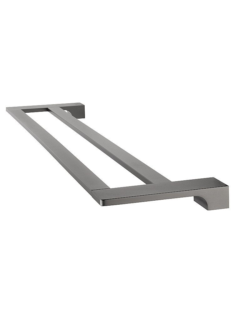 Полотенцедержатель двойной WONZON & WOGHAND ECLIPSE, Темный графит (WW-9111-GM) купить в интернет-магазине сантехники Sanbest