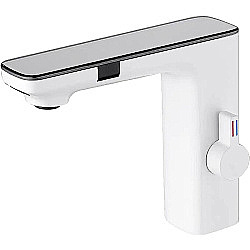Смеситель для раковины beWash Photocell BWAM3BS8042 белый купить в интернет-магазине сантехники Sanbest