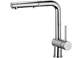 Смеситель для кухни Paffoni Light LIG285CR-MET купить в интернет-магазине сантехники Sanbest