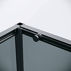 Душевой уголок Grossman Galaxy 100х80 120.K33.01.1080.21.10 стекло тонированное/профиль черный матовый купить в интернет-магазине Sanbest