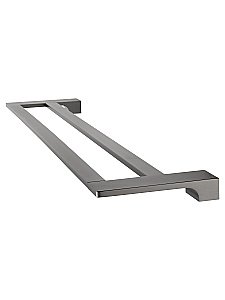 Полотенцедержатель двойной WONZON & WOGHAND ECLIPSE, Темный графит (WW-9111-GM) купить в интернет-магазине сантехники Sanbest