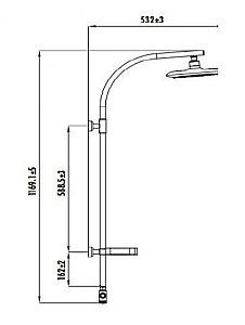 Душевая система CREAVIT SH771 купить в интернет-магазине сантехники Sanbest