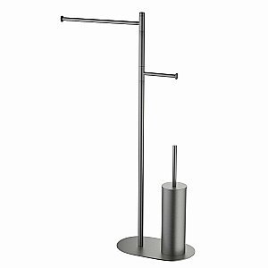 Стойка для ванной Timo Saona 13085/18 черное золото купить в интернет-магазине сантехники Sanbest