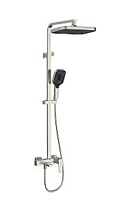 Душевая система Vincea Dice VSFS-4C12BN брашированный никель купить в интернет-магазине сантехники Sanbest