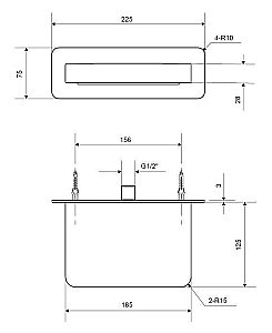 Излив Excellent Krotos 8025 черный мат купить в интернет-магазине сантехники Sanbest