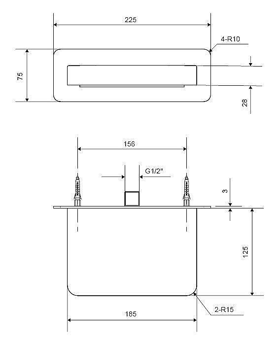 Излив Excellent Krotos 8025 черный мат купить в интернет-магазине сантехники Sanbest
