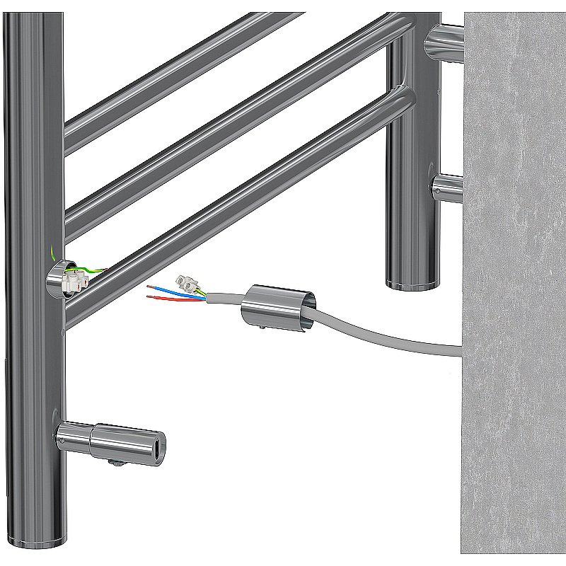 Полотенцесушитель Aquatek Бетта П10 50х90 AQ EL KRC1090CH хром купить в интернет-магазине сантехники Sanbest