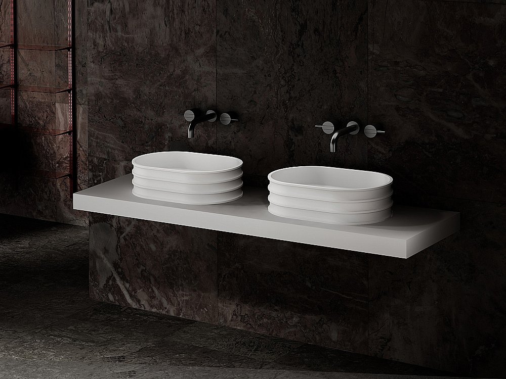 Раковина Abber Stein AS2650 белая матовая купить в интернет-магазине Sanbest