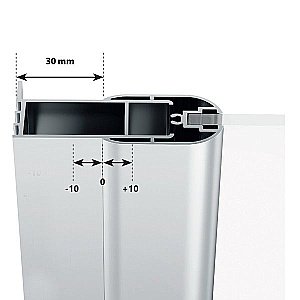 Душевой уголок Ravak Chrome CRV2+CPS 90х100 профиль блестящий хром/стекло прозрачное купить в интернет-магазине Sanbest