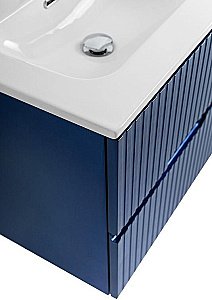 Тумба с раковиной Cezares DUET-N 120 DUET-N-1200-4C-SO-2-SPF-P сапфир для ванной в интернет-магазине Sanbest