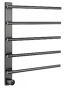 Полотенцесушитель электрический WONZON & WOGHAND NÜRNBERG, Темный графит (WW-AL345-GM) купить в интернет-магазине сантехники Sanbest