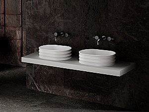 Раковина Abber Stein AS2650 белая матовая купить в интернет-магазине Sanbest