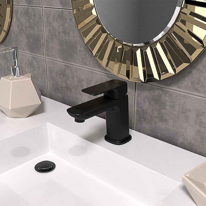 Смеситель для раковины PAINI Nove 09YO205ME черный купить в интернет-магазине сантехники Sanbest