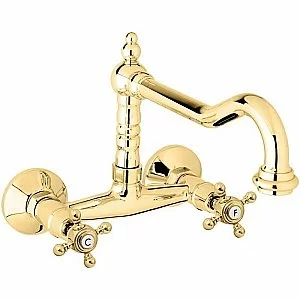 Смеситель для кухни Cezares Golf GOLF-LLP-03/24 золото 24 карат купить в интернет-магазине сантехники Sanbest