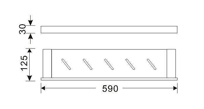 Полка Orans P-7202 купить в интернет-магазине сантехники Sanbest